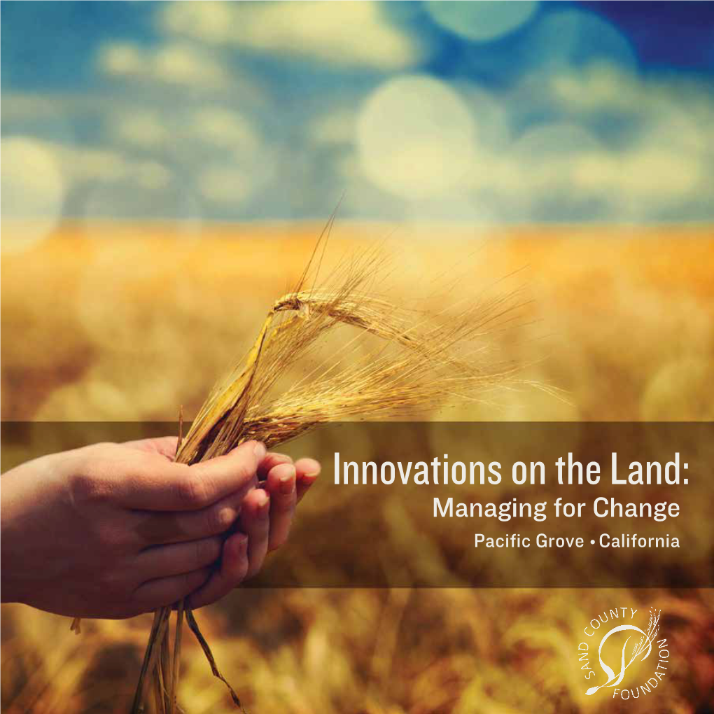 Innovations on the Land