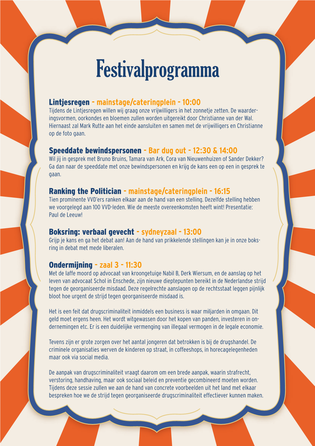 Festivalprogramma