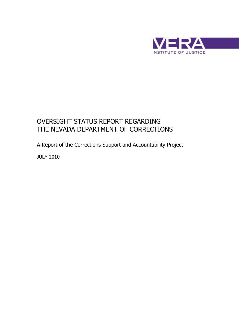 Nevada Status Report Final June 30