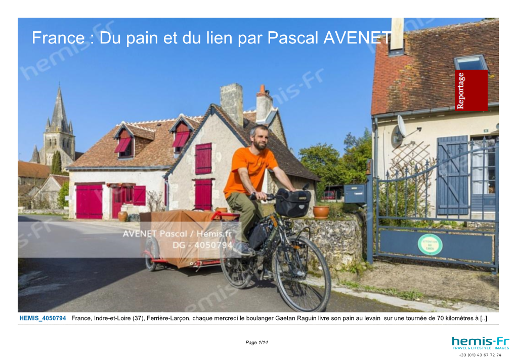 Du Pain Et Du Lien Par Pascal AVENET