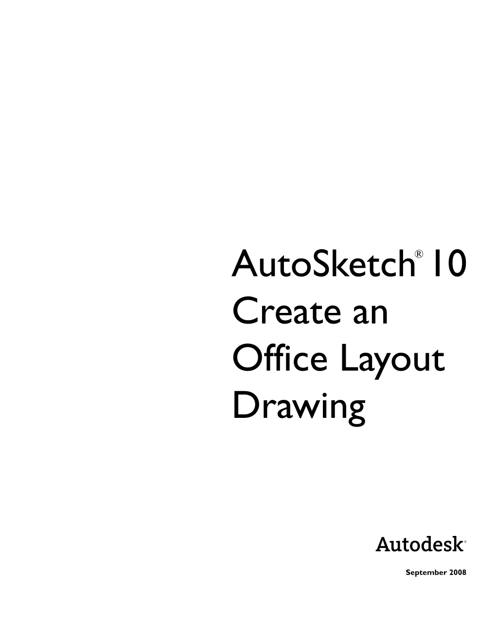 Autosketch 10 Create an Office Layout Drawing