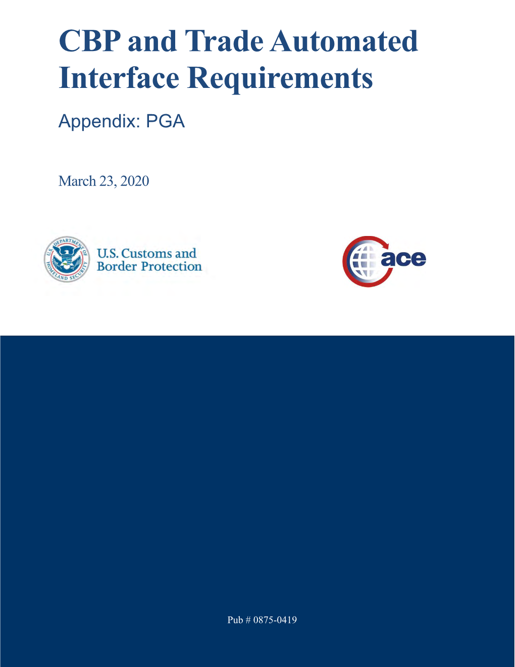 ACE CATAIR Appendix