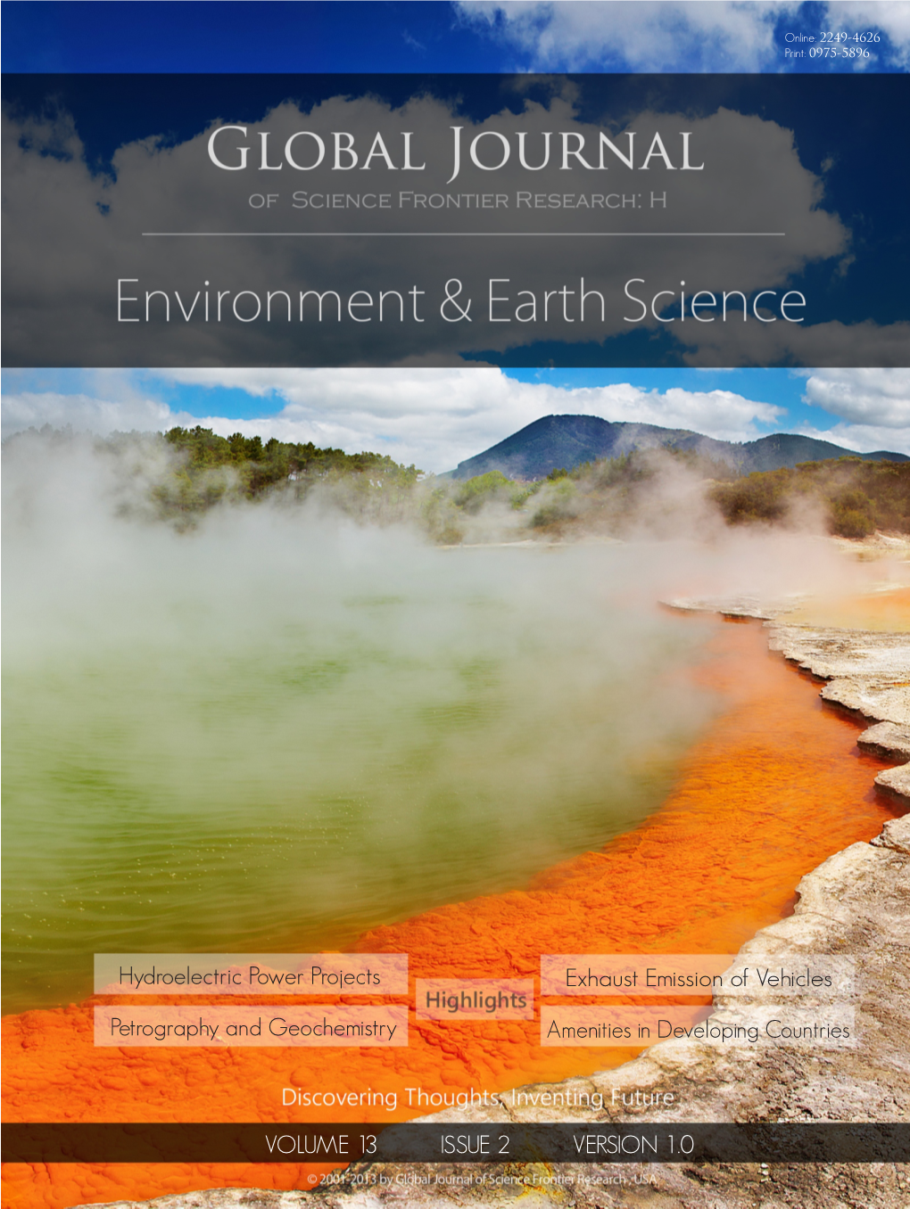 Global Journal of Science Frontier Research: H Environment & Earth Science