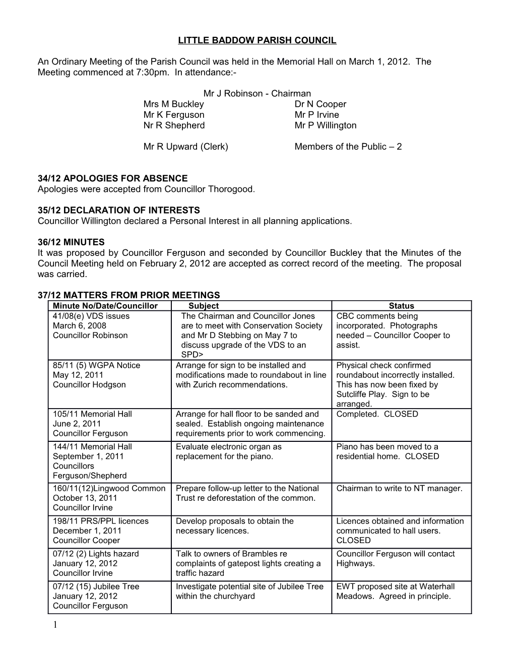 Little Baddow Parish Council s3