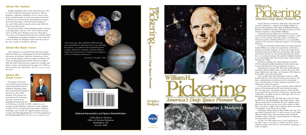 William H. Pickering • America's Deep Space Pioneer