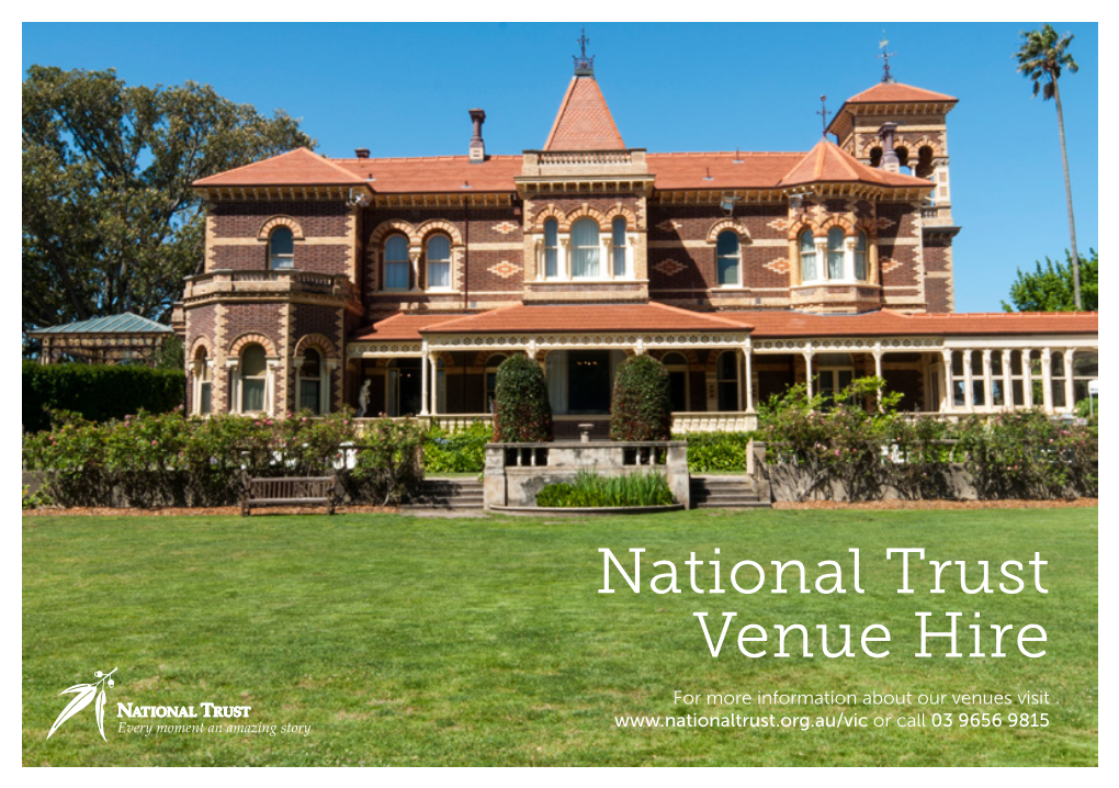 National Trust Venue Hire