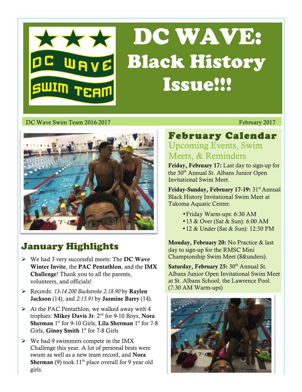 DC WAVE: Black History Issue!!!