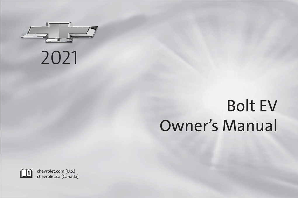 2021 Chevrolet Bolt EV Owner's Manual