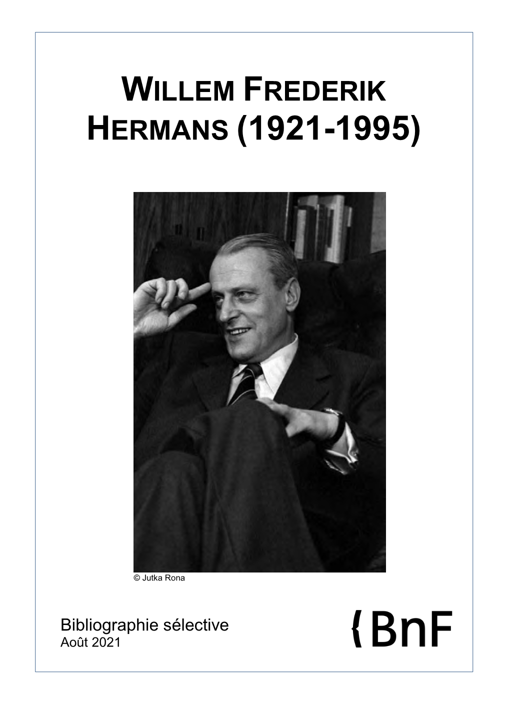Willem Frederik Hermans (1921-1995)