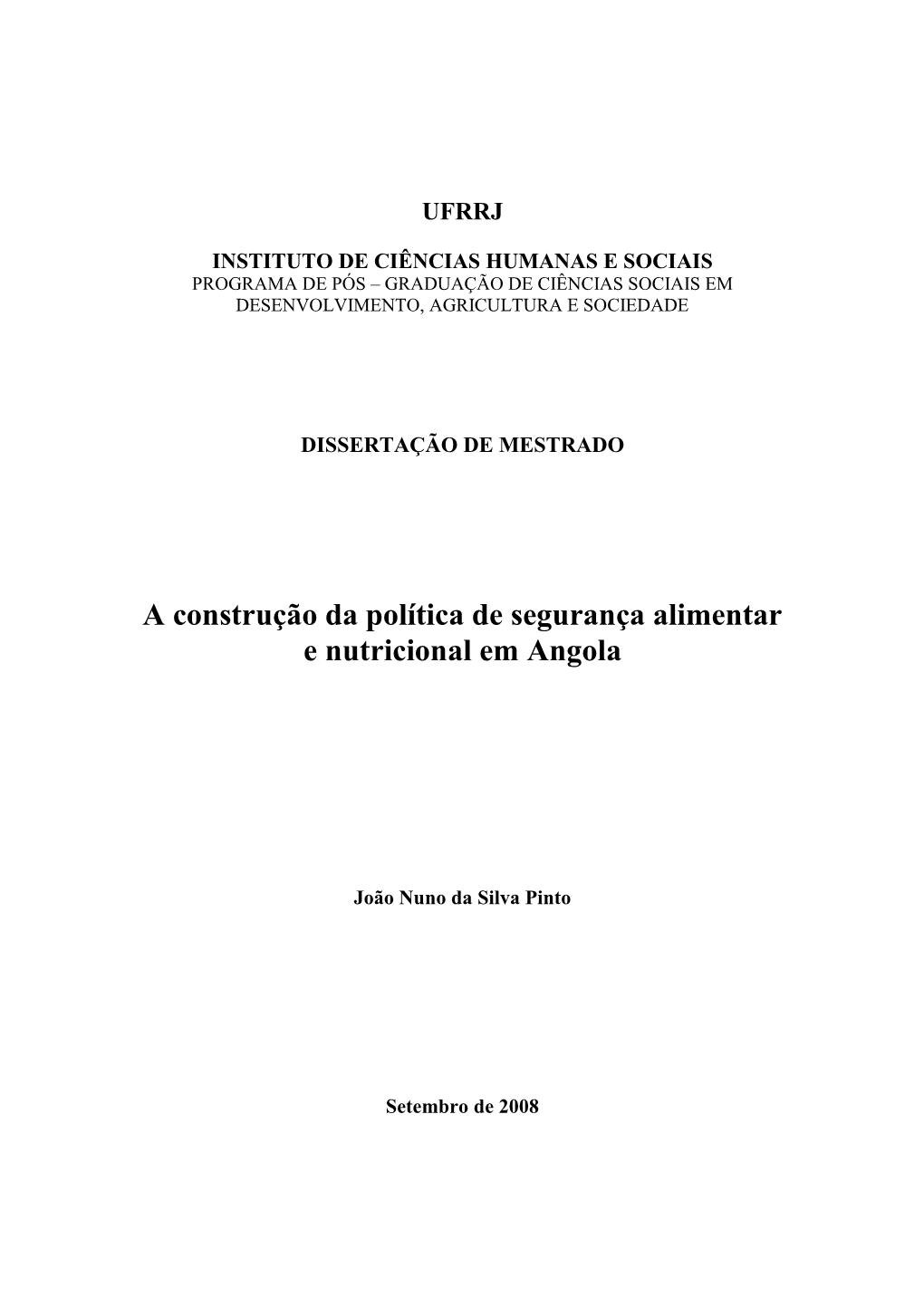 Política, Sociedade E Economia De Angola