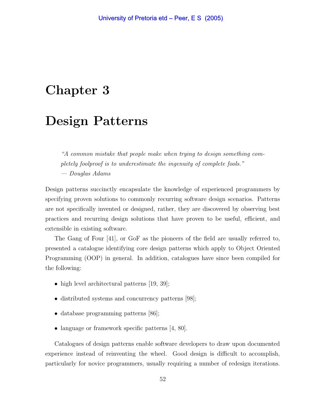 Chapter 3 Design Patterns