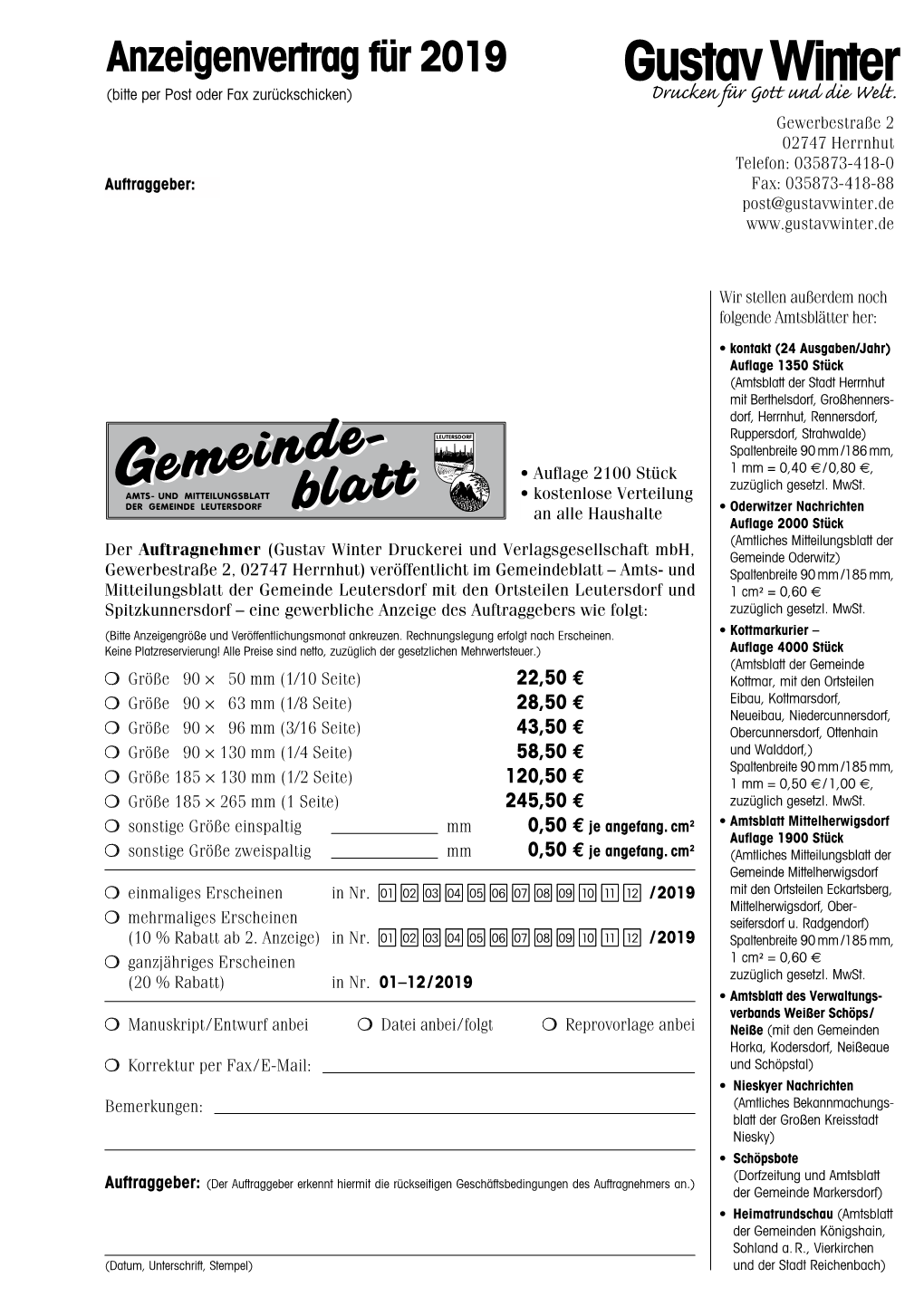 Vertrag Gemeindeblatt Leutersdorf 2019