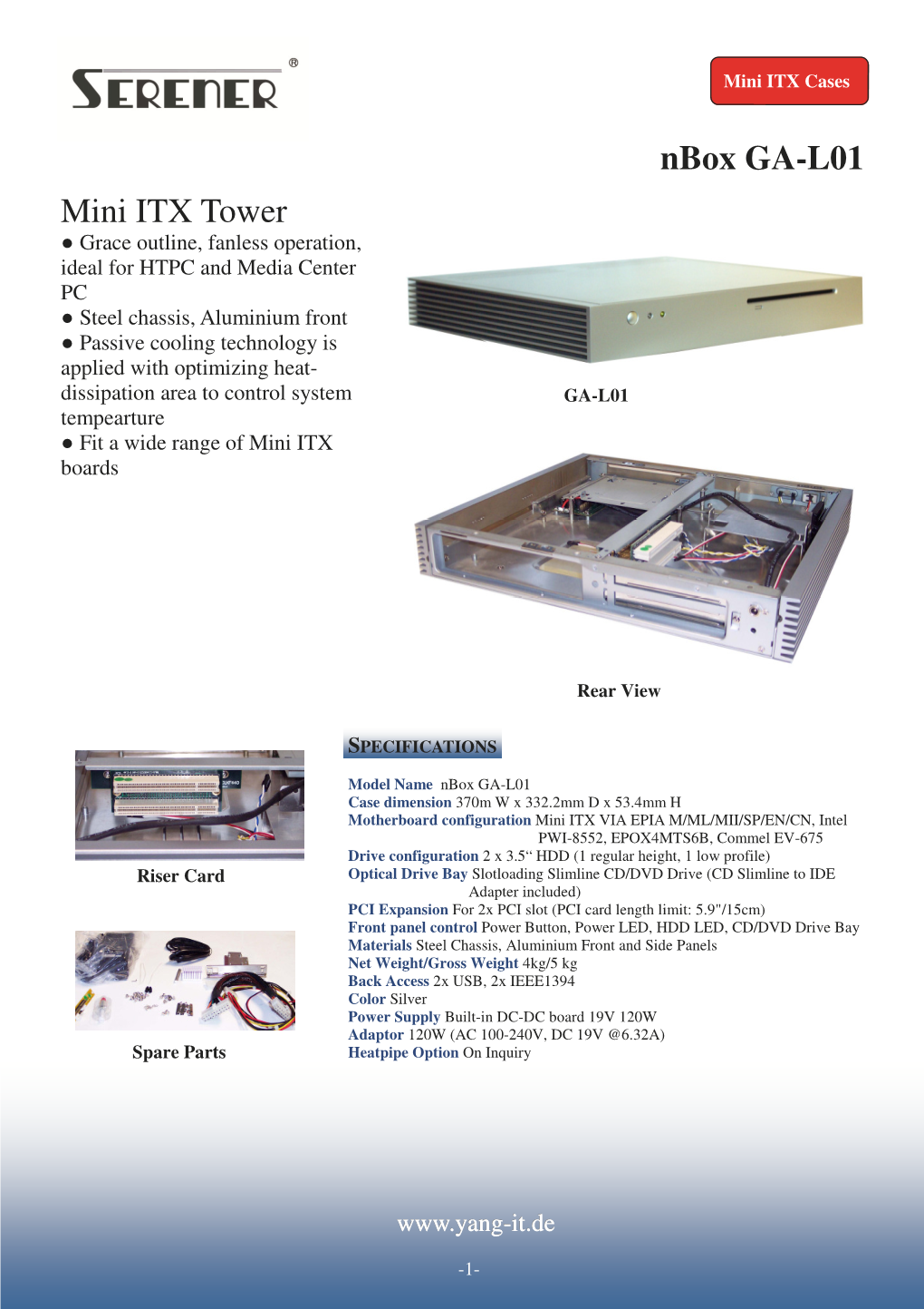 Mini ITX Katalog