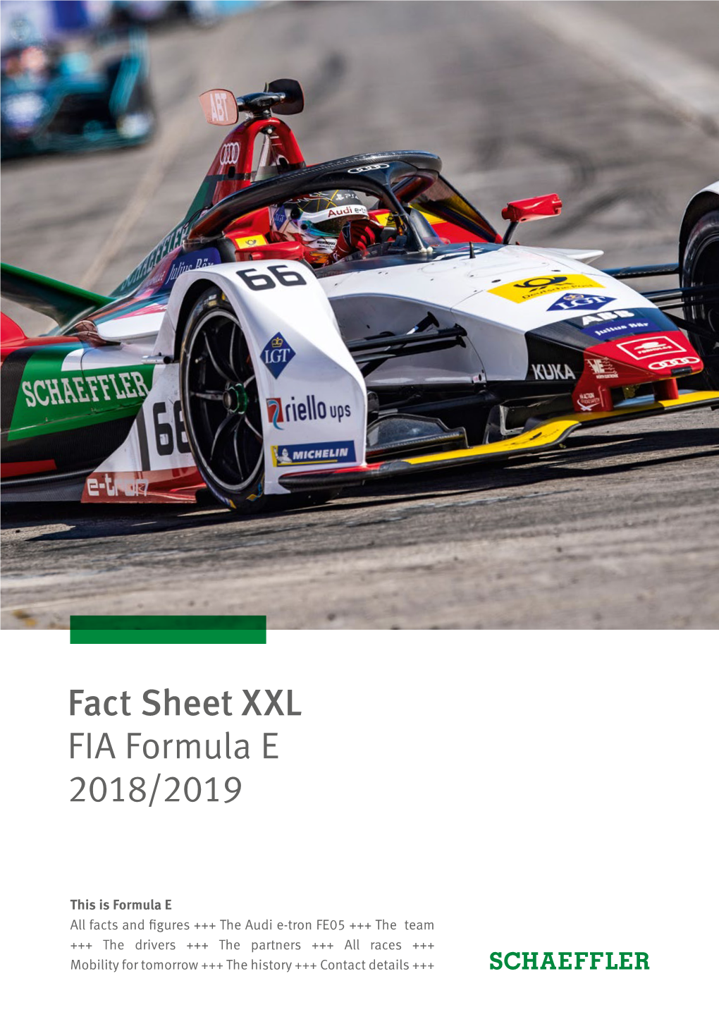 Fact Sheet XXL FIA Formula E 2018/2019