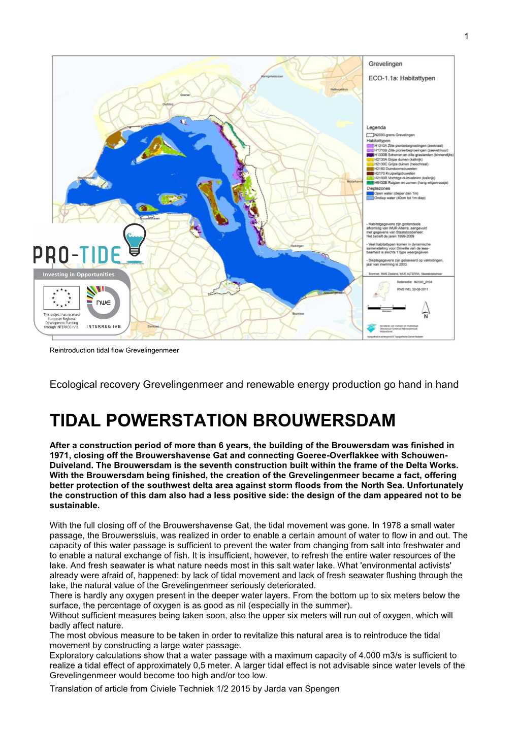 Tidal Powerstation Brouwersdam