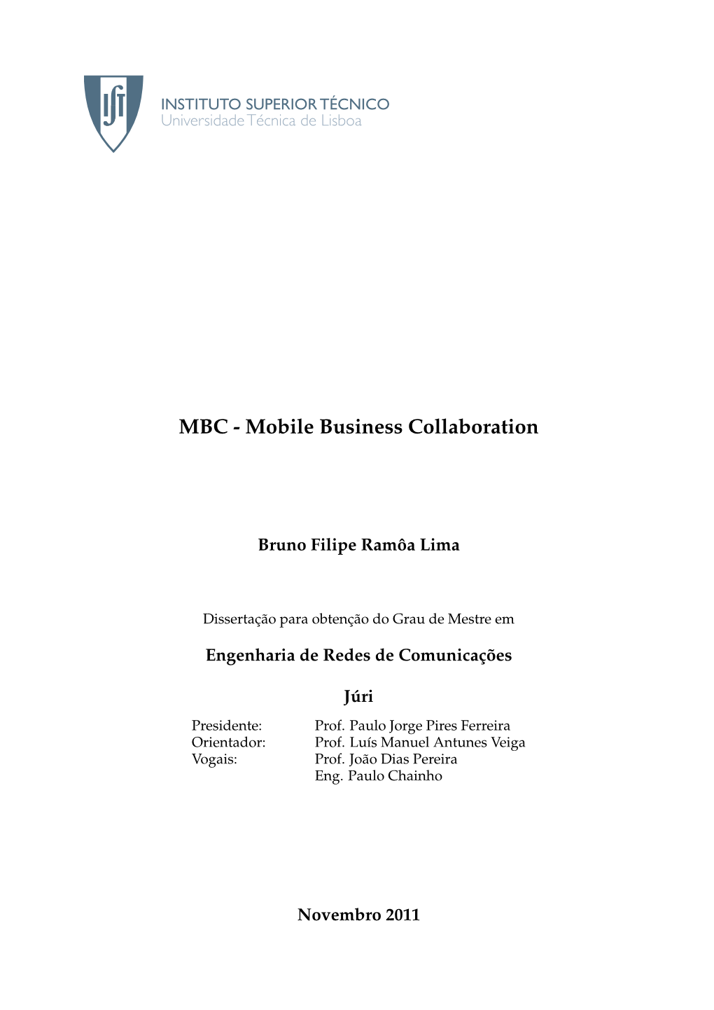 MBC - Mobile Business Collaboration