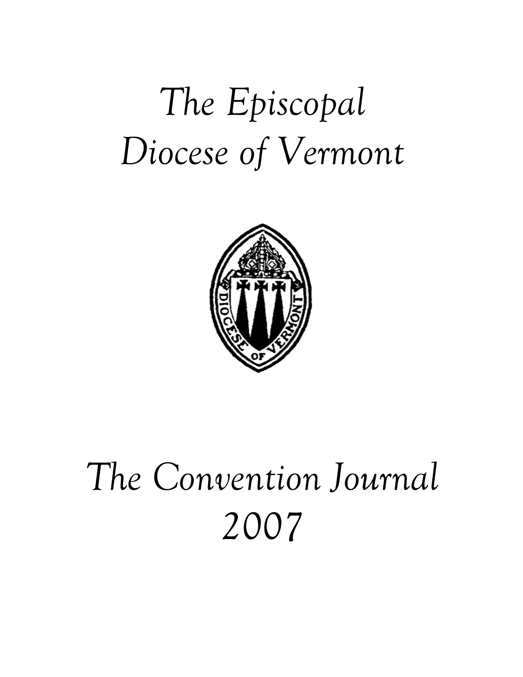 Journal of the 175Th Diocesan Convention