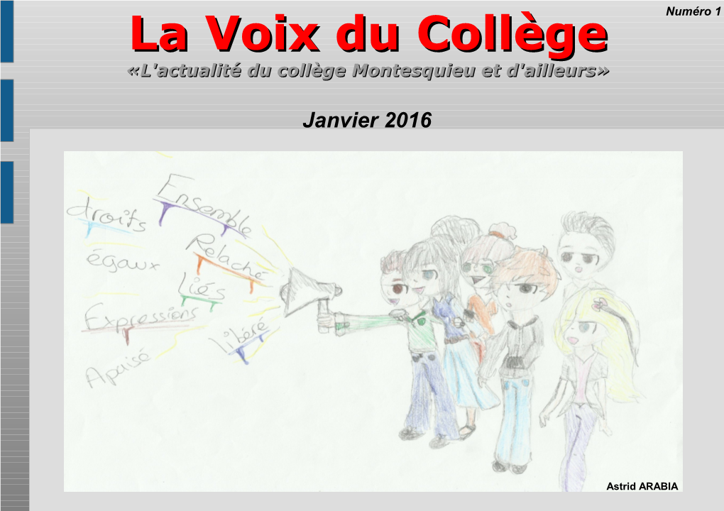 La Voix Du Collège