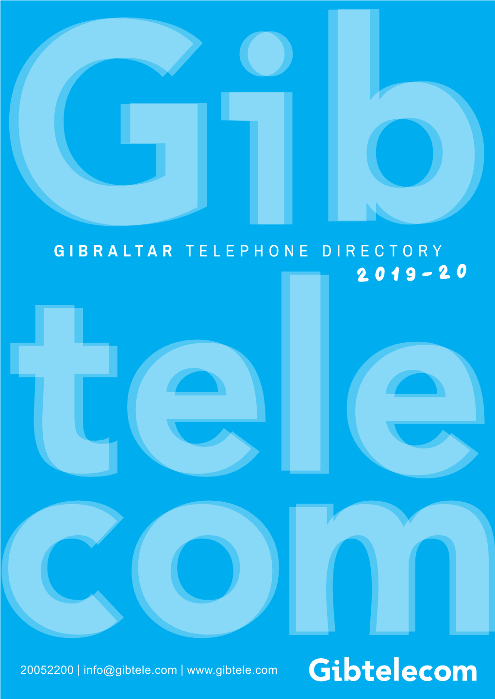 2019-20 Gibraltar Telephone Directory