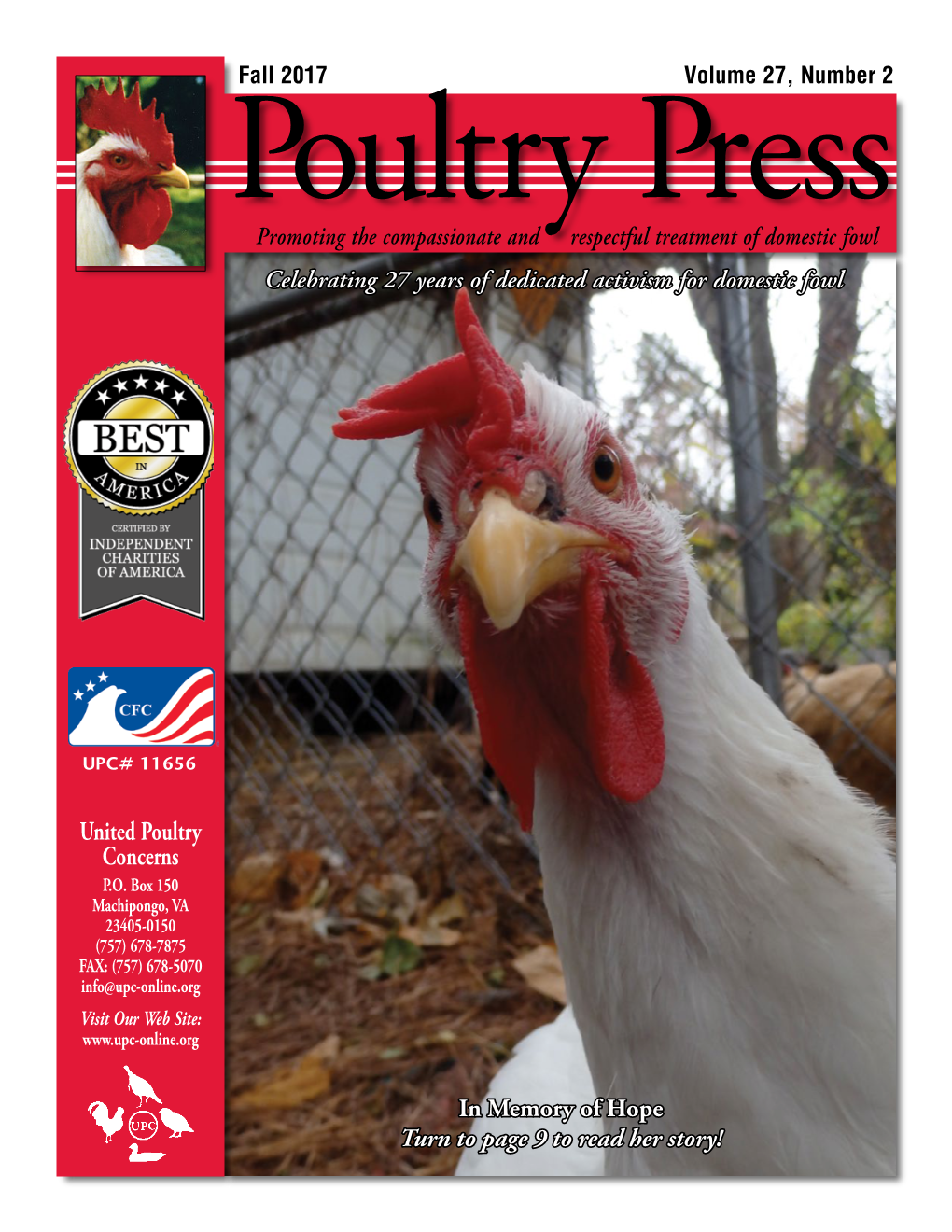 UPC Fall 2017 Poultry Press