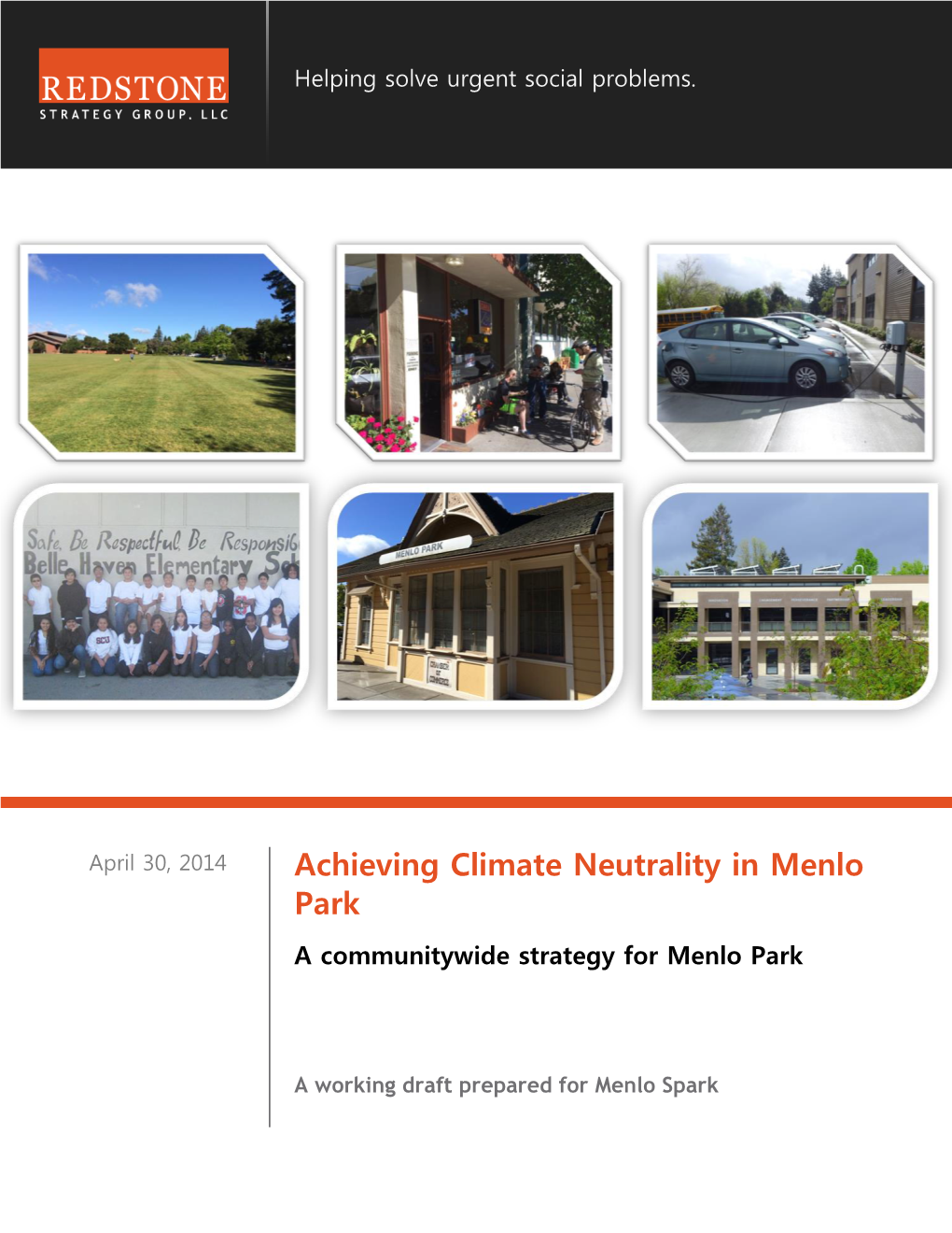 Achieving Climate Neutrality in Menlo Park a Communitywide Strategy for Menlo Park