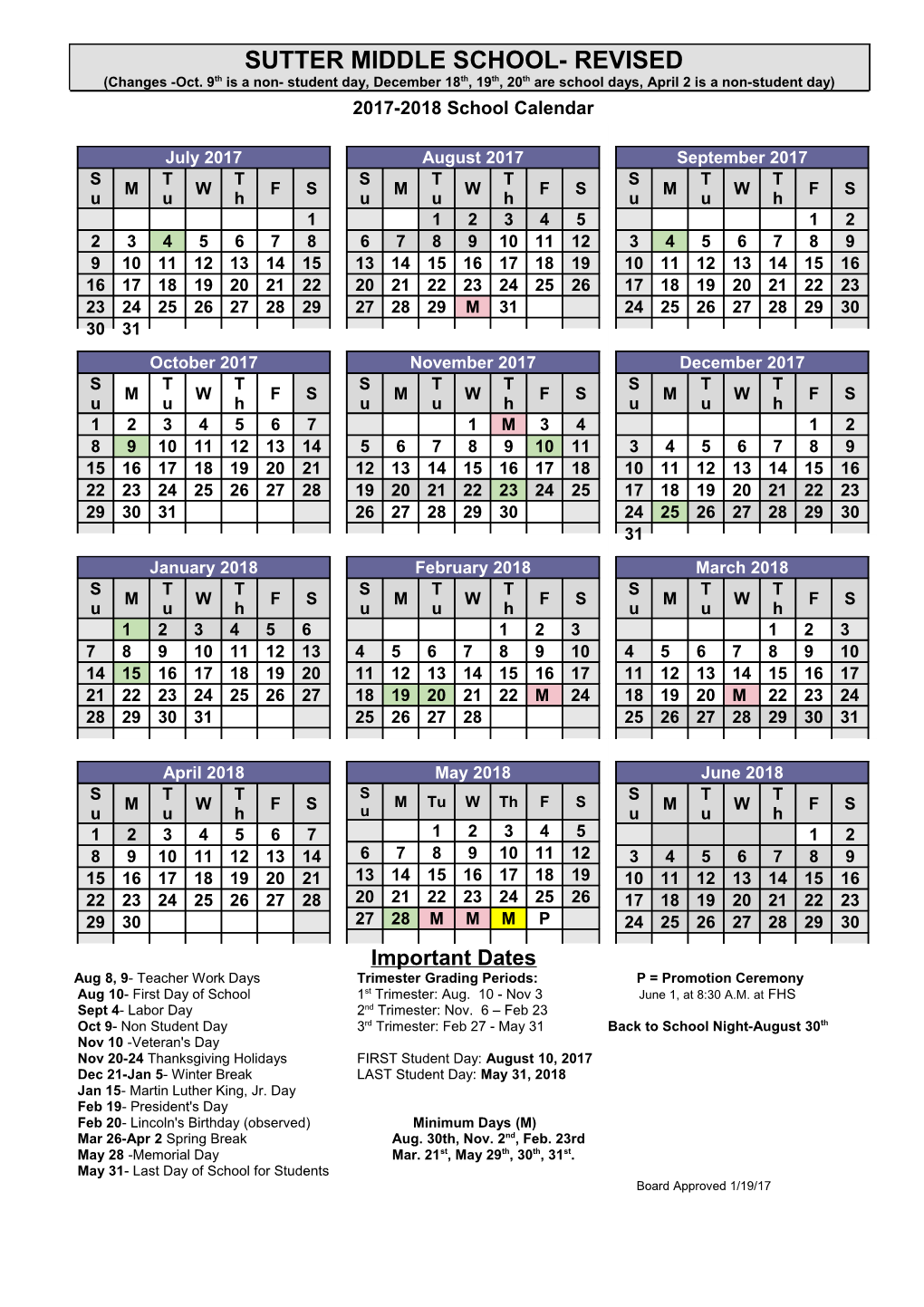 2017-18 Yearly School Calendar - Calendarlabs.Com s3