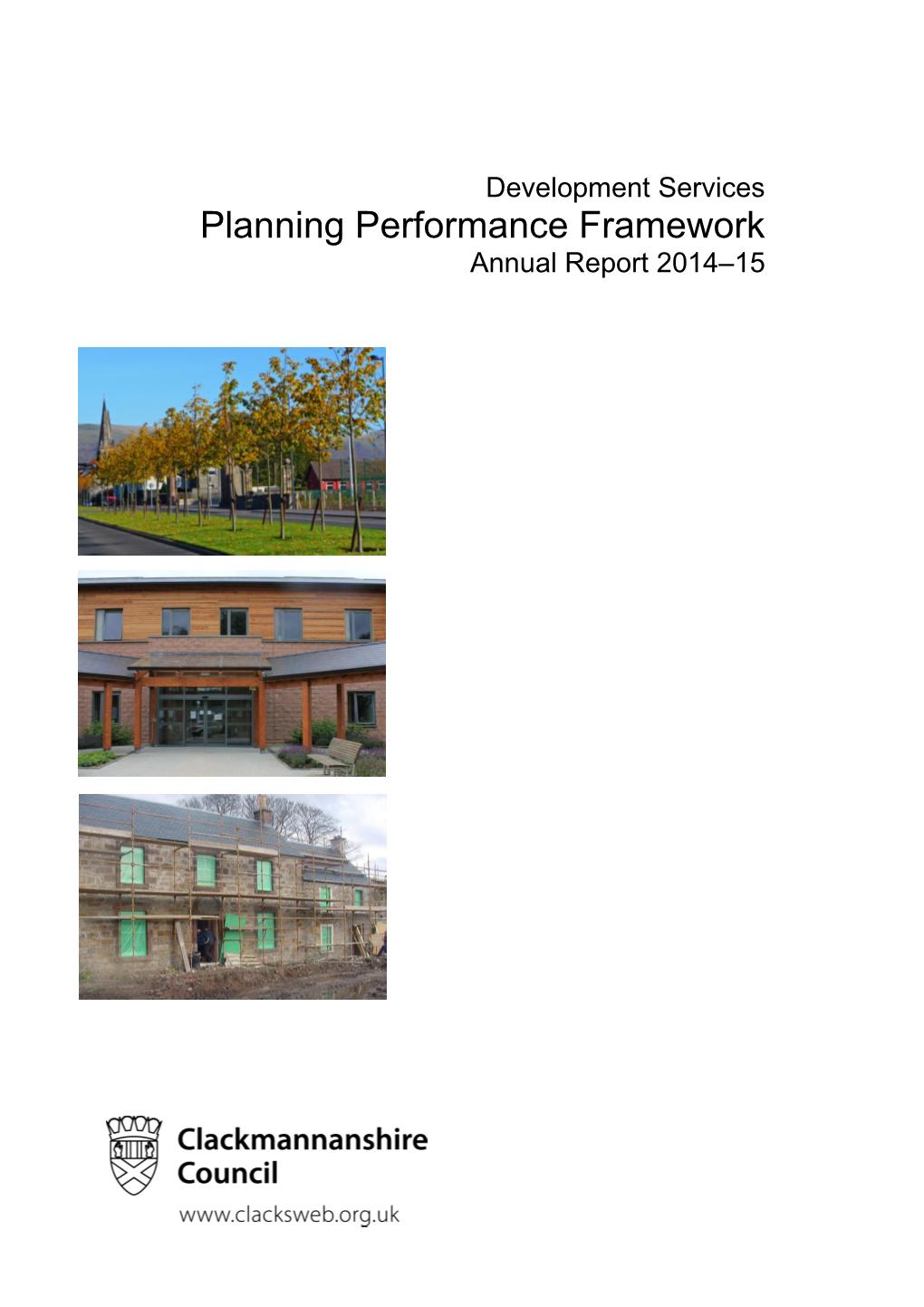 Planning Performance Framework Annual Report 2014–15