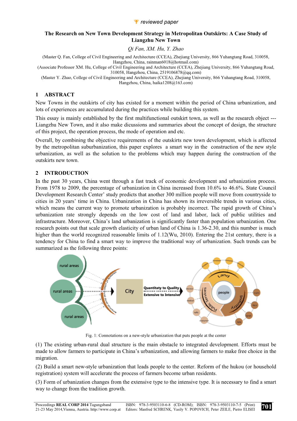 A Case Study of Liangzhu New Town Qi Fan, XM