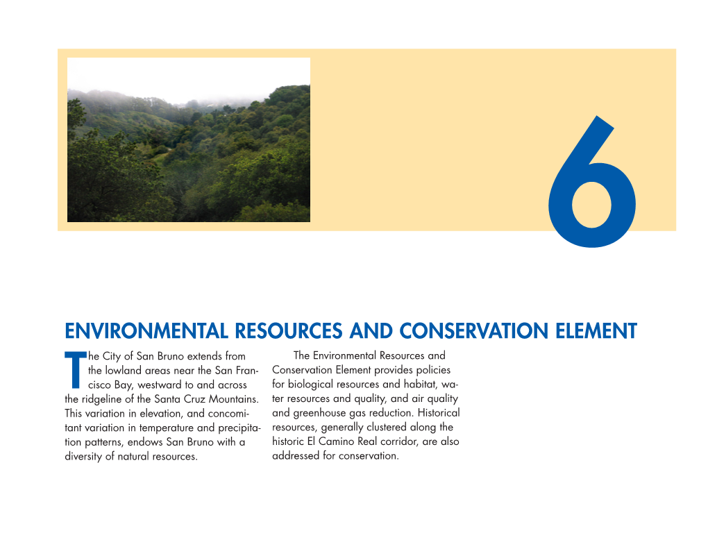 Environmental Resources and Conservation Element