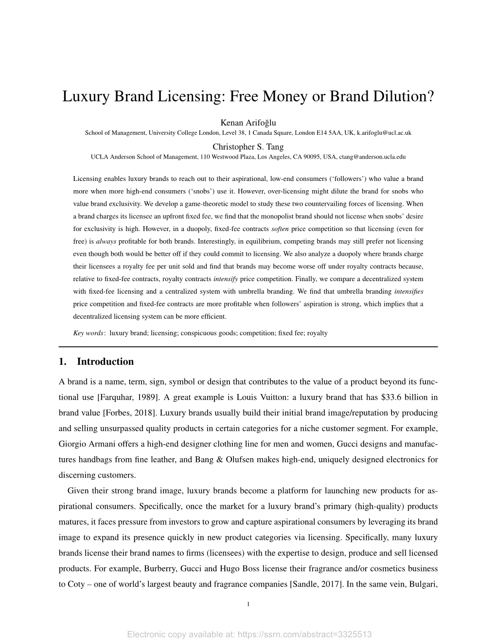 Luxury Brand Licensing: Free Money Or Brand Dilution?