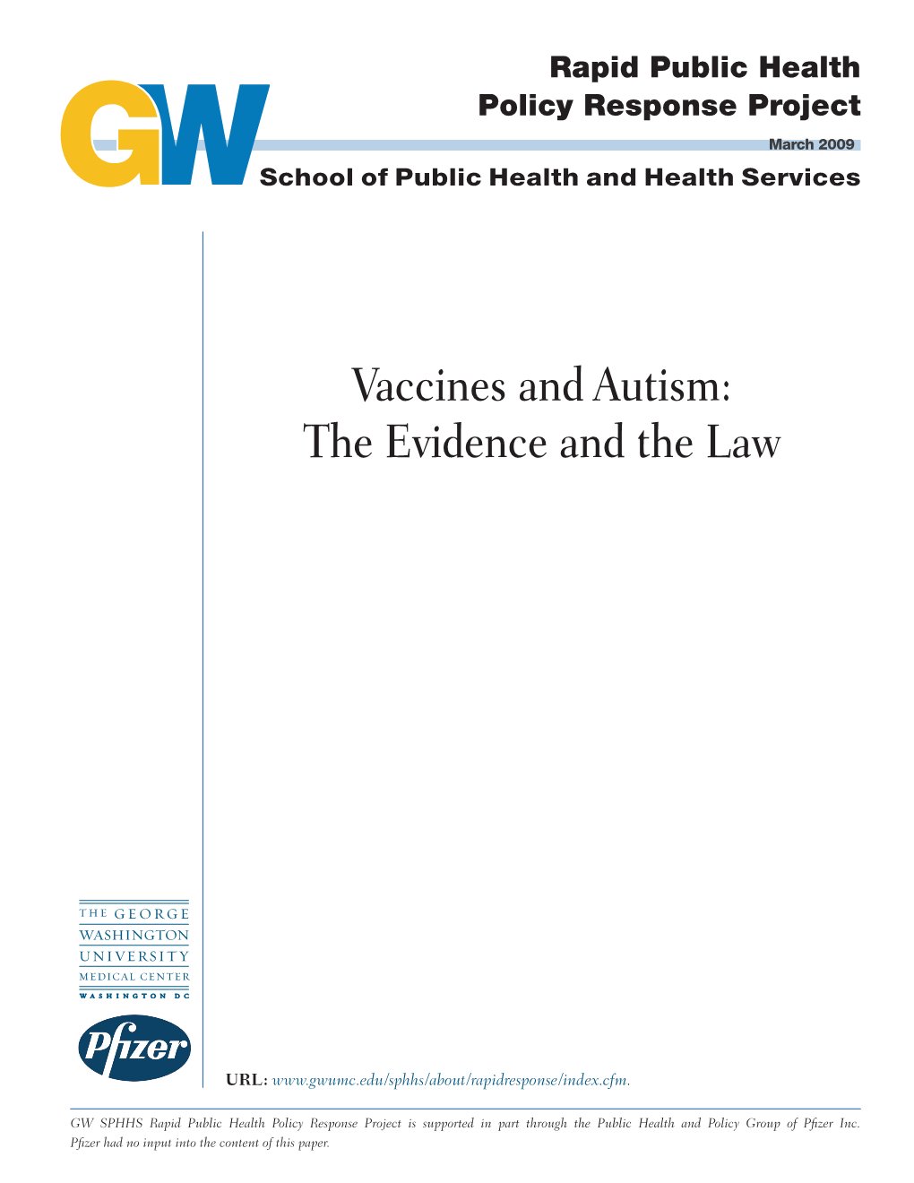 Vaccines and Autism: the Evidence and the Law