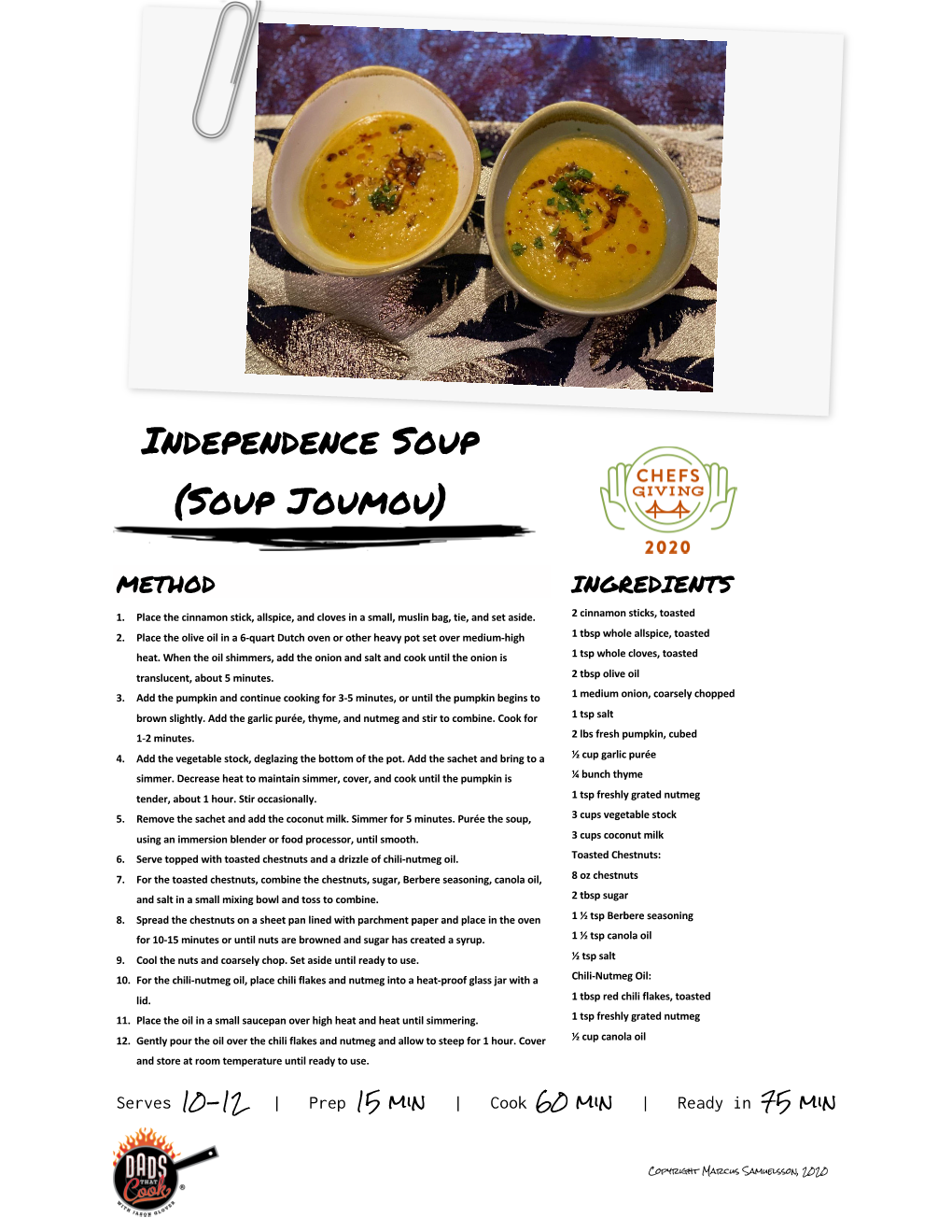 Independence Soup (Soup Joumou)