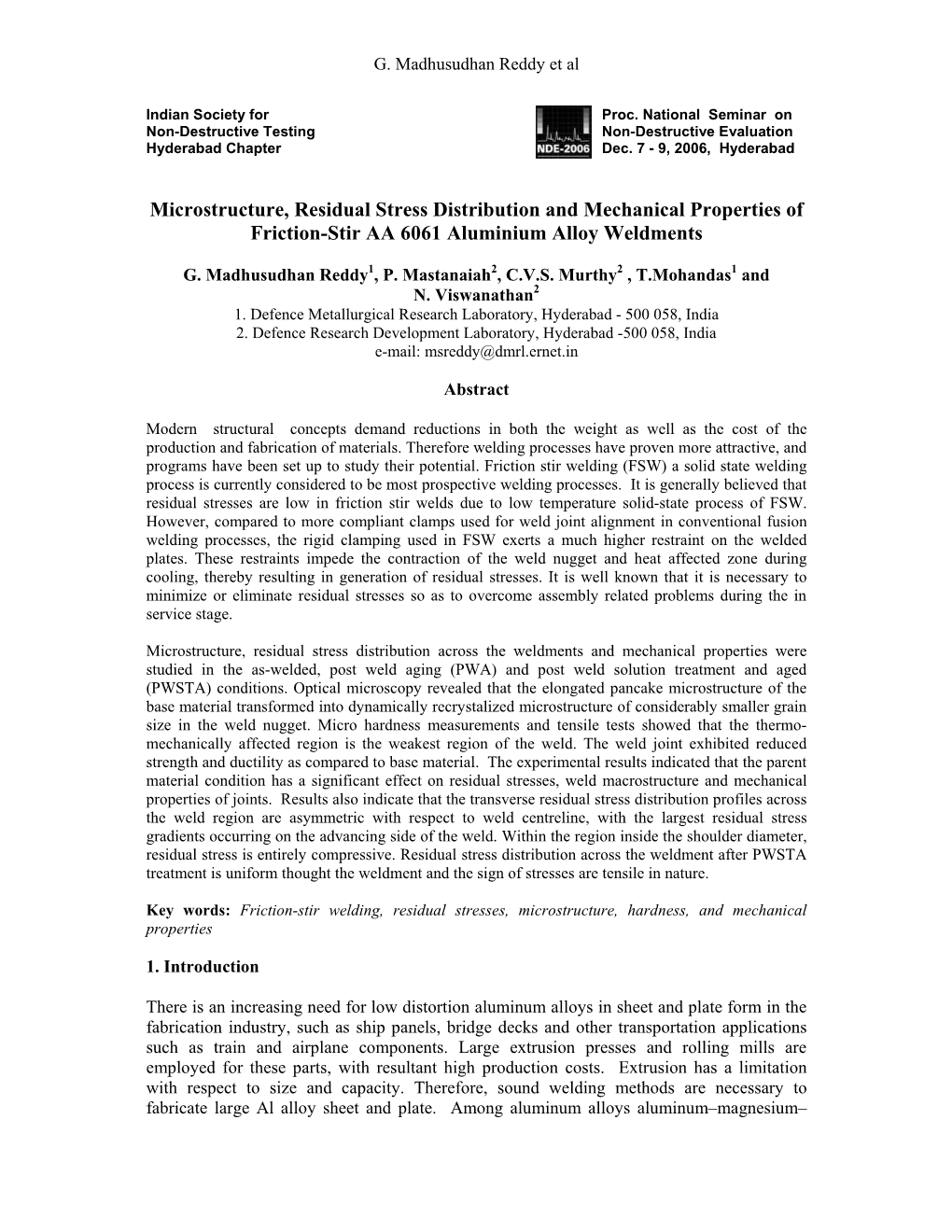 Influence of Base Metal History on Microstructure, Residual