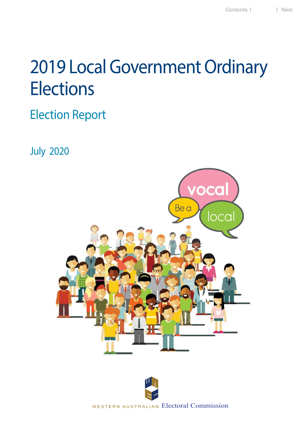 2019 Local Government Ordinary Elections Report