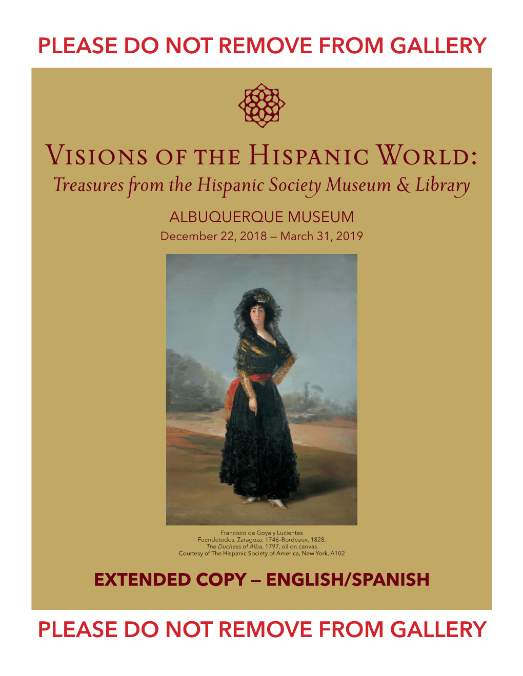 Visions of the Hispanic World: Treasures from the Hispanic Society Museum & Library