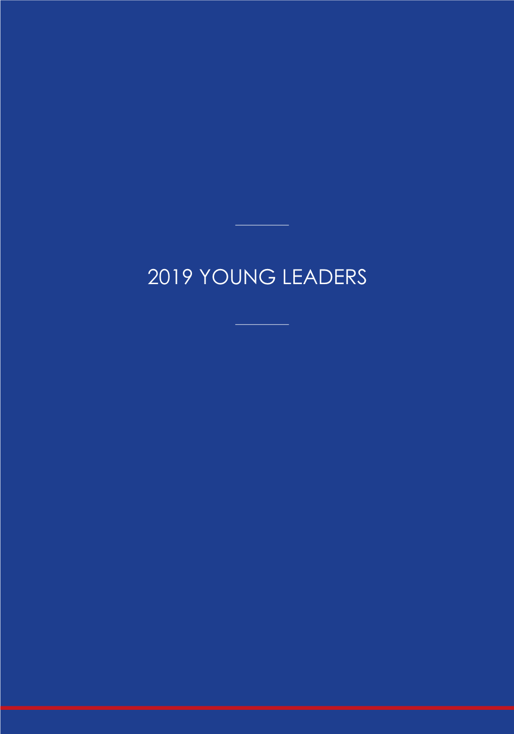 2019 Young Leaders 20192017 Young Young Leaders Leaders