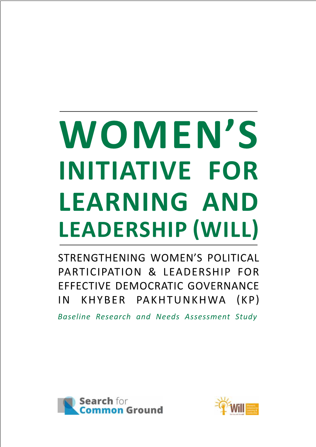 Women's Initiative for Learning and Leadership (WILL)