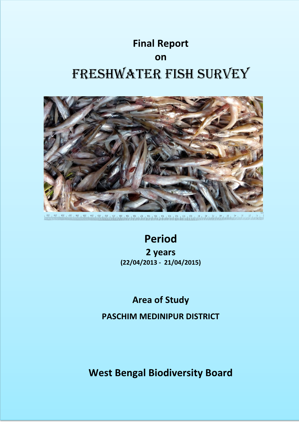 Freshwater Fish Survey Paschim Medinipur