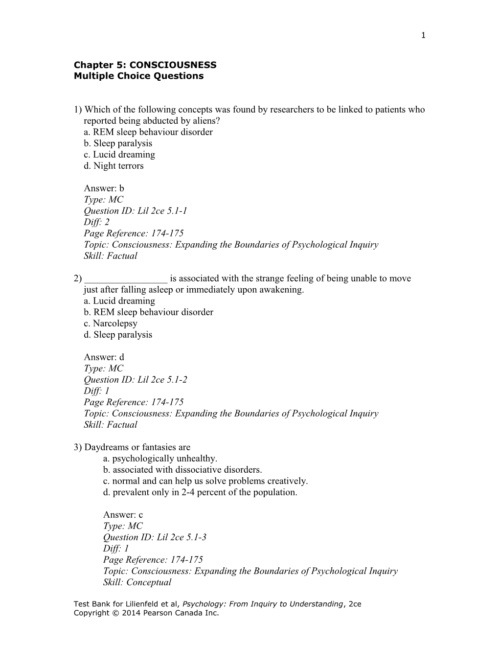 1) Which of the Following Concepts Was Found by Researchers to Be Linked to Patients Who