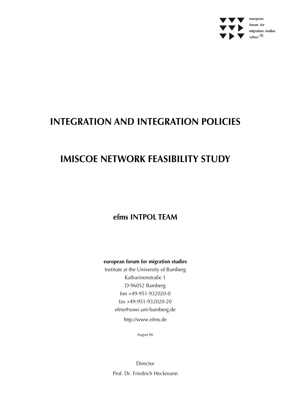 Integration and Integration Policies