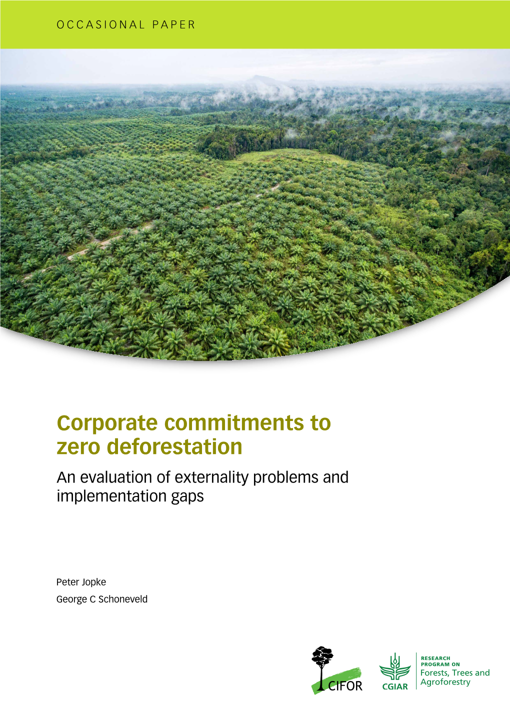 Corporate Commitments to Zero Deforestation an Evaluation of Externality Problems and Implementation Gaps