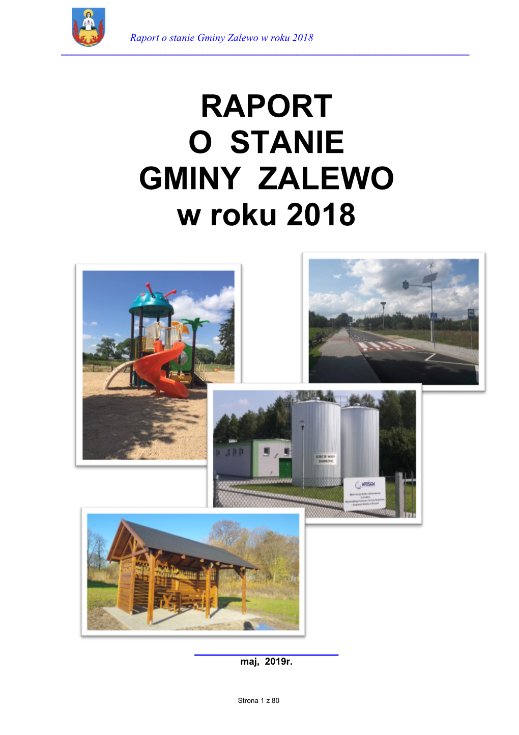 Raport O Stanie Gminy Zalewo W Roku 2018 ______