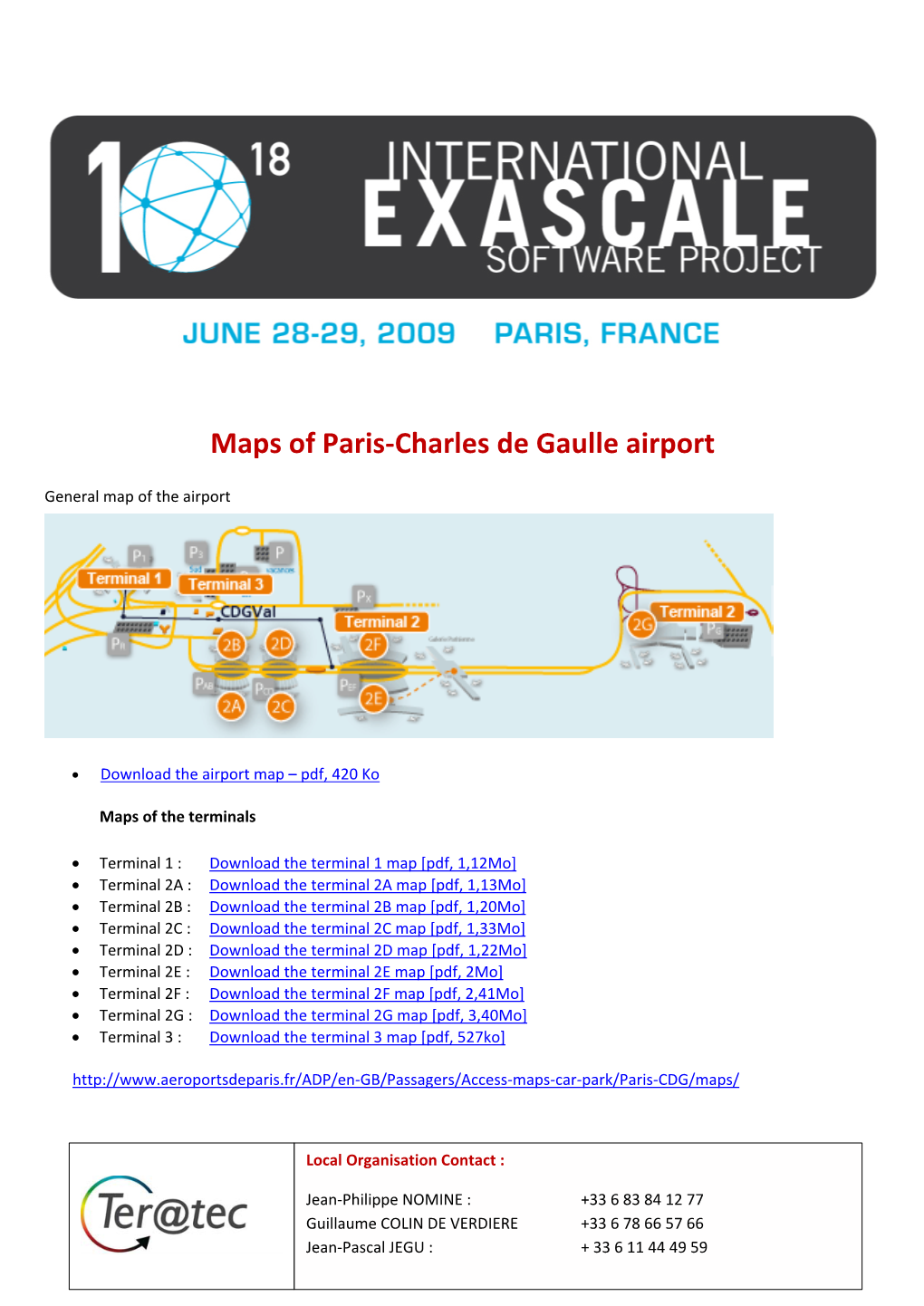 Maps of Paris-Charles De Gaulle Airport