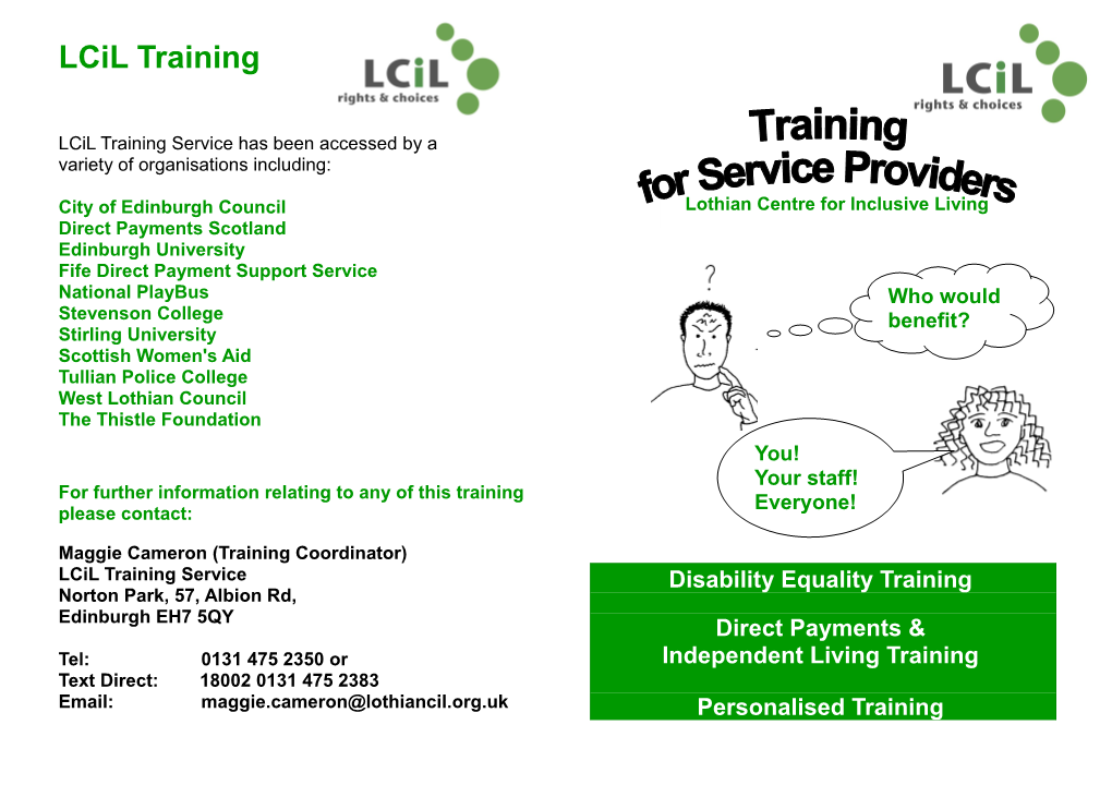 Lcil Training Service Has Been Accessed by A