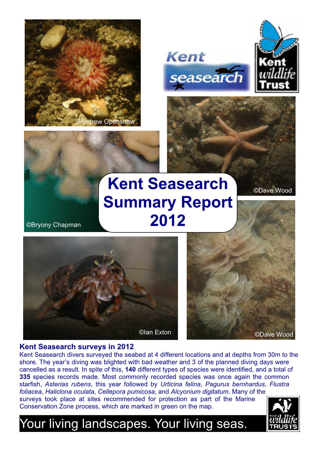 Kent Seasearch Summary Report 2012
