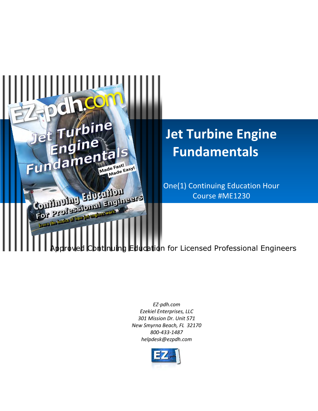 ME1230-Jet Turbine Engine Fundamentals