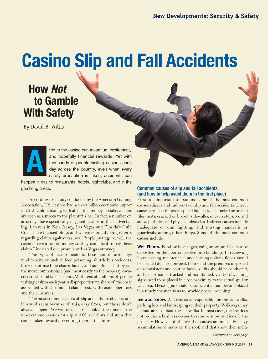 Casino Slip and Fall Accidents