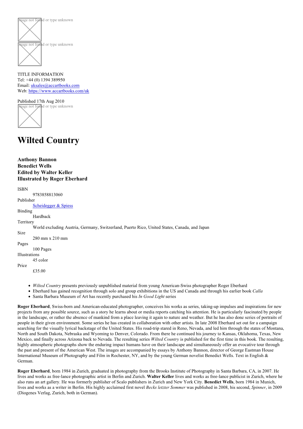 Wilted Country Datasheet