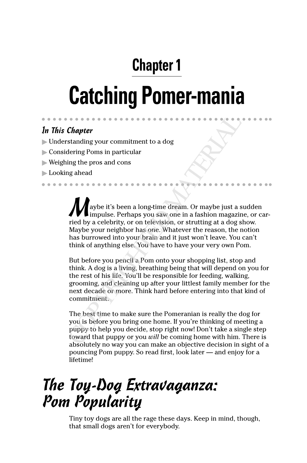 Catching Pomer-Mania