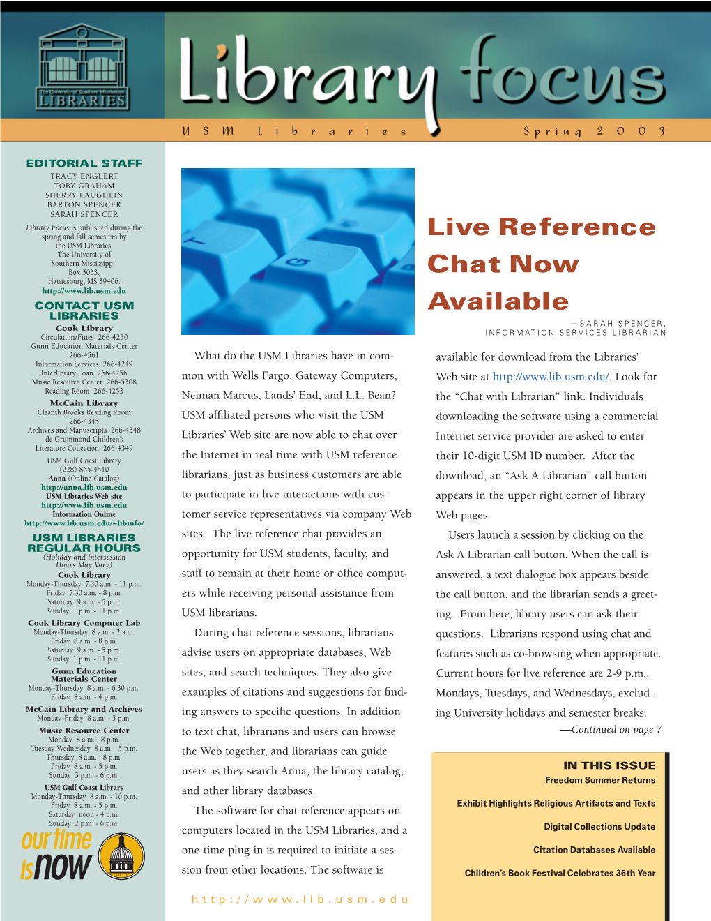 Live Reference Chat Now Available